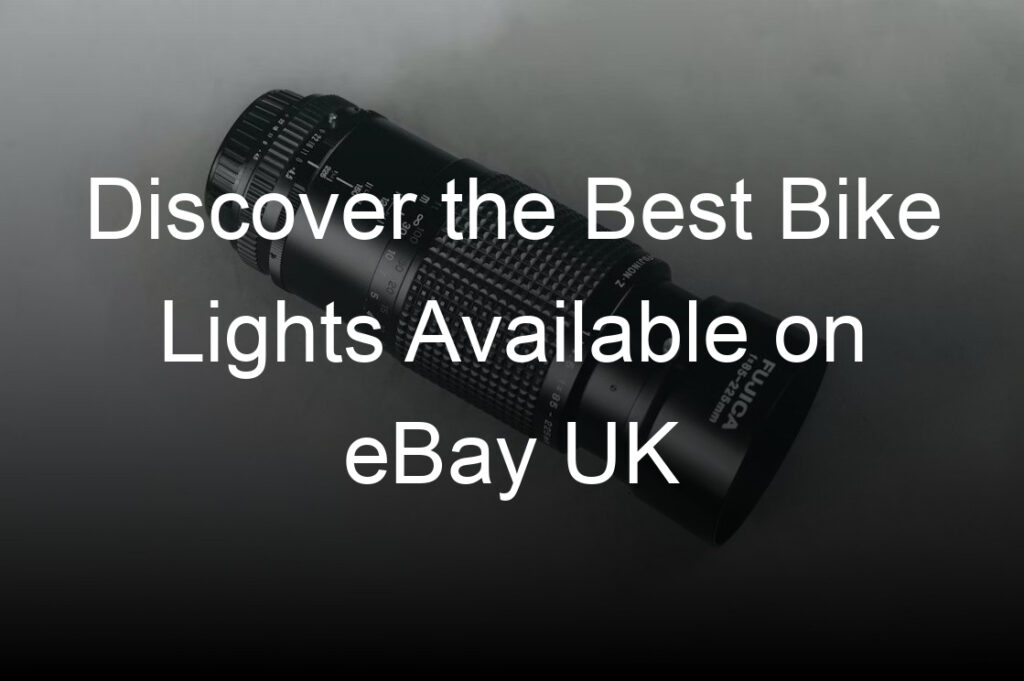 discover the best bike lights available on ebay uk