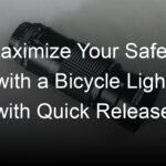 maximize your safety with a bicycle light with quick release
